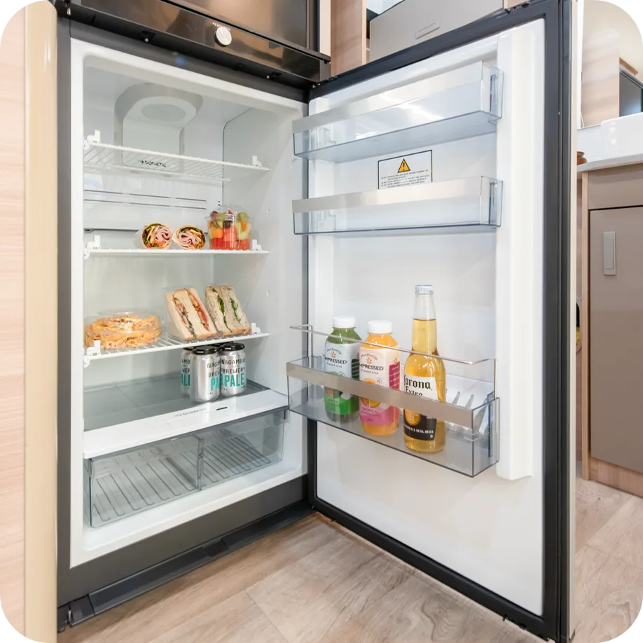 153L 12V fridge with built in freezer compartment
