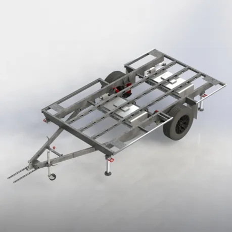 Hot dipped galvanised chassis