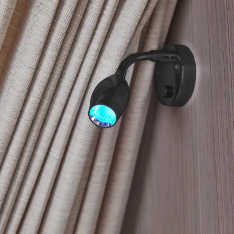 Bed lights with USB ports