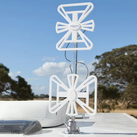 Wind Up TV Antenna