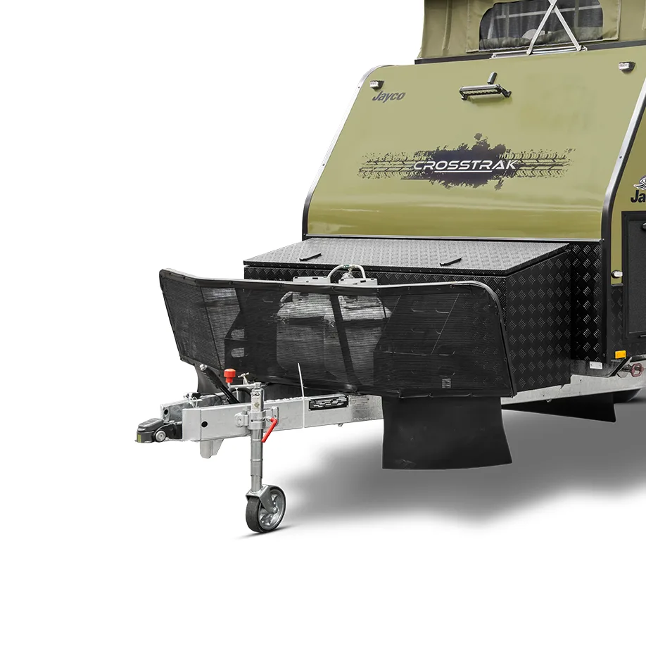Front tool box, dual gas bottles & Jerrycan holders
