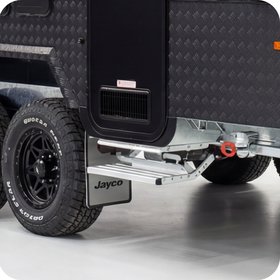 Aluminium Pull out step - Powered