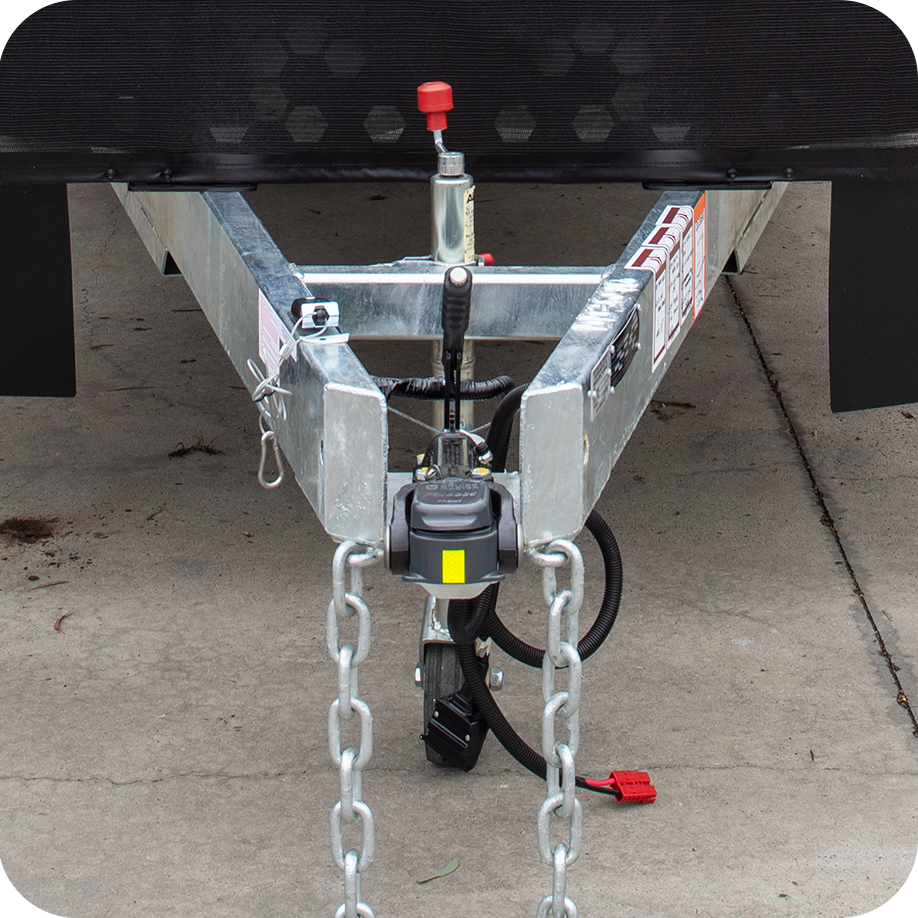 CROSSTRAK HYBRID 40 Powered 12v Centre A-frame jack + A-frame Side mount jockey wheel clamp