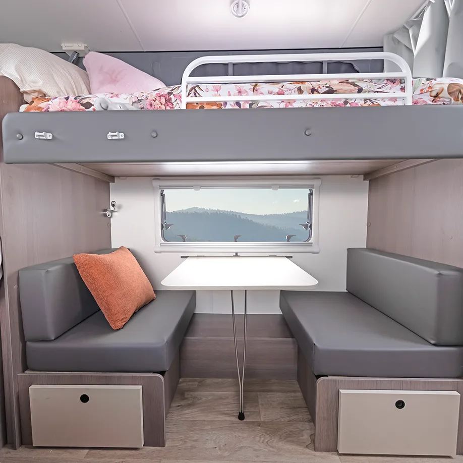 Seating area with selection of durable leatherette with storage underneath