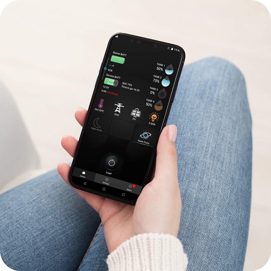 Bluetooth enabled for battery